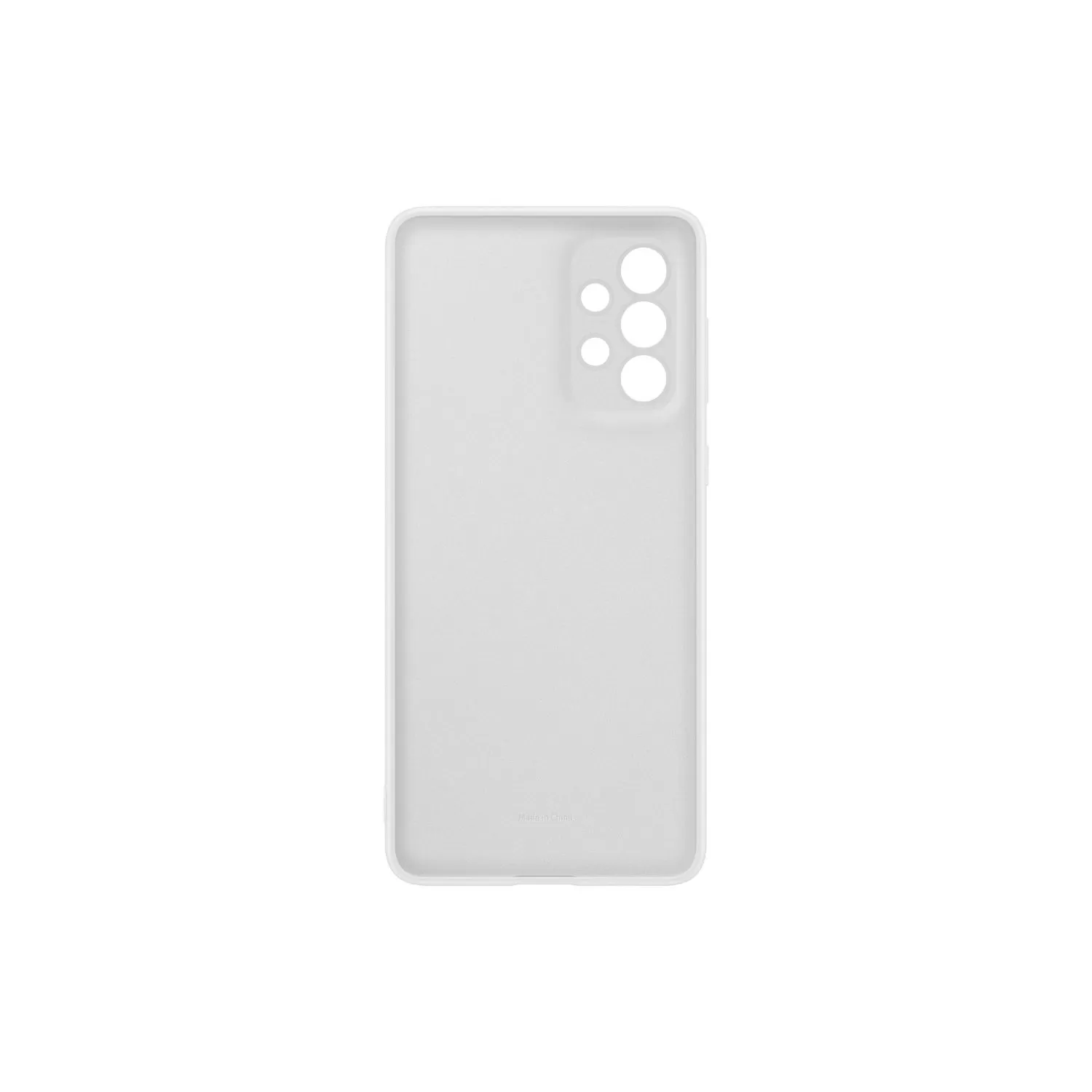 Samsung Silicone Cell Phone Cover for the Samsung Galaxy A73 5G White