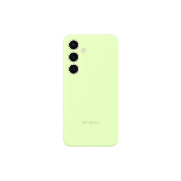 Samsung Galaxy S24 Case - Official Samsung Silicone Cover - Lime - Image 2