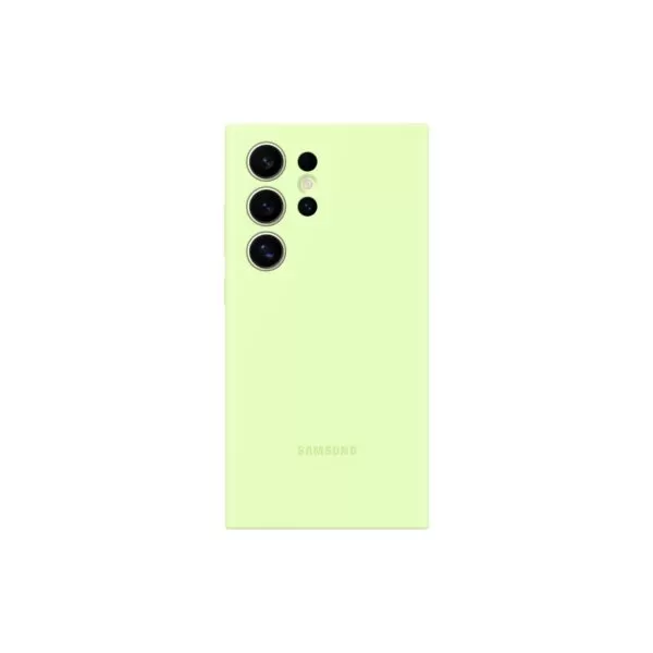 Samsung Galaxy S24 Ultra Case - Official Samsung Silicone Cover - Lime - Image 2