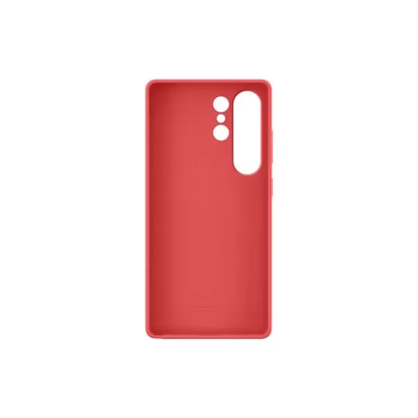 Samsung Galaxy S25 Ultra Cover - Official Samsung Silicone Case - Red - Image 2