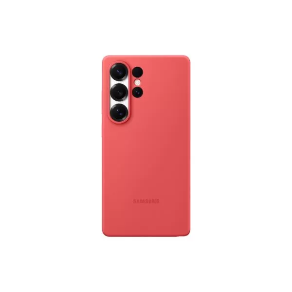 Samsung Galaxy S25 Ultra Cover - Official Samsung Silicone Case - Red - Image 3