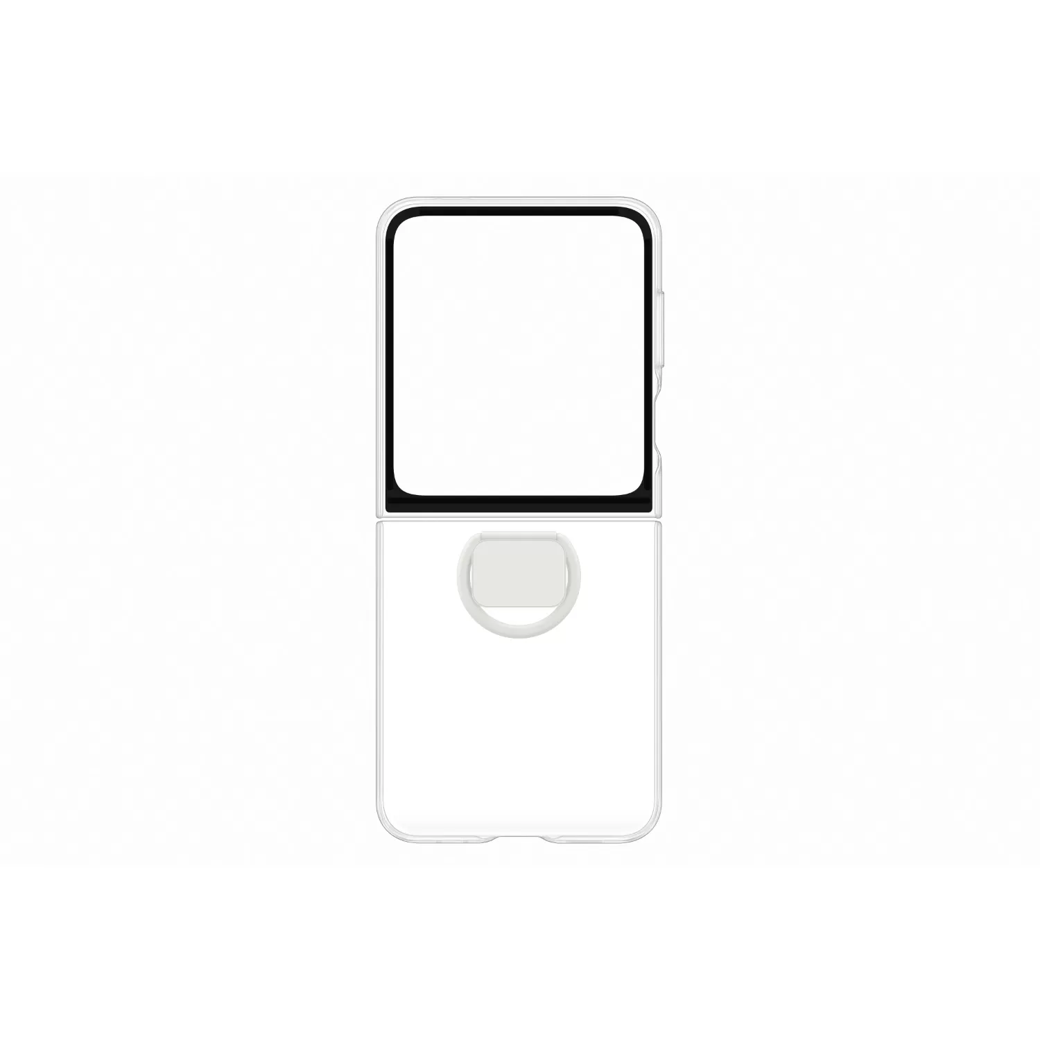 Official Samsung Galaxy Z Flip6 Clear Case With Ring - Image 6