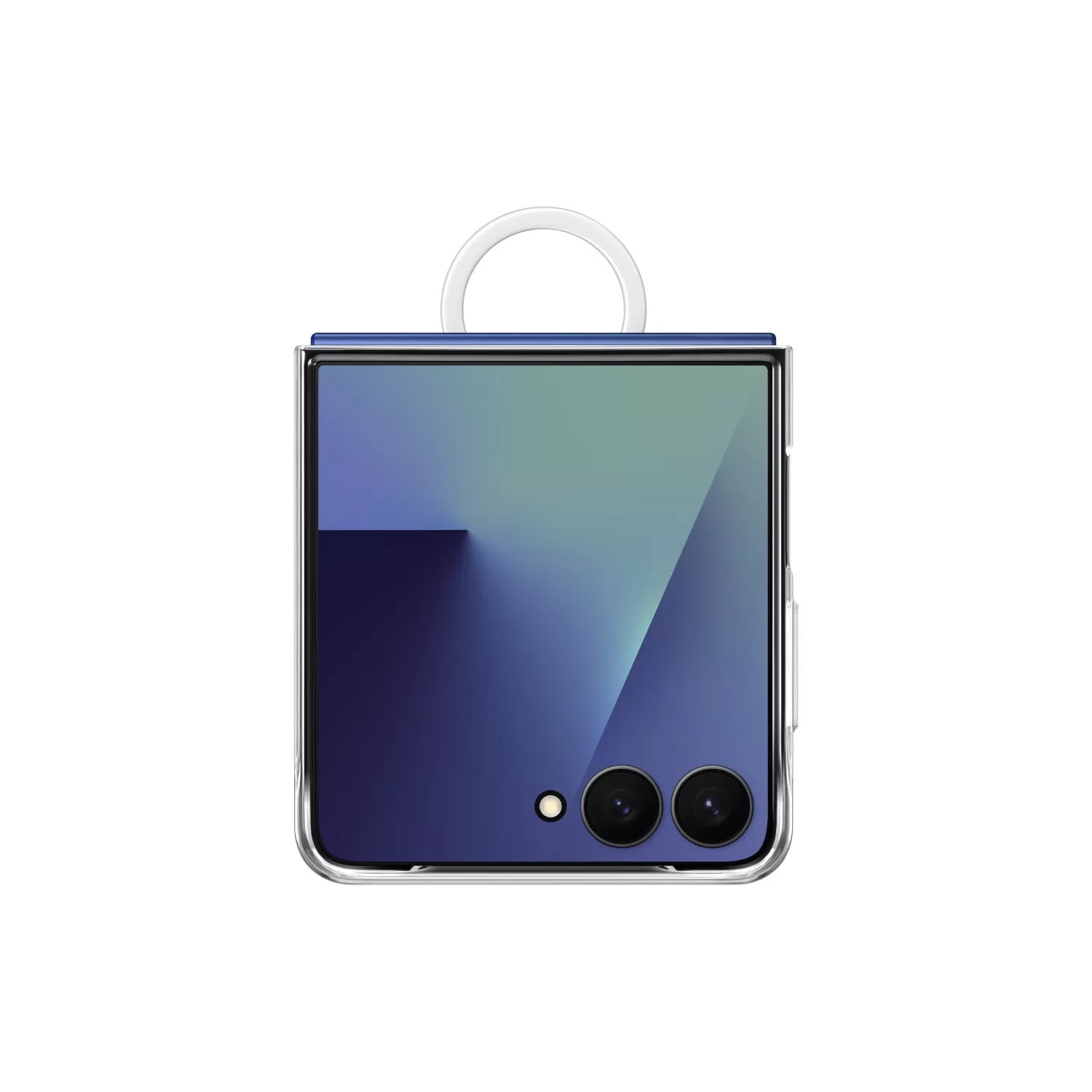 Samsung Galaxy Z Flip7 Clear Case with Ring – Clear - Image 2
