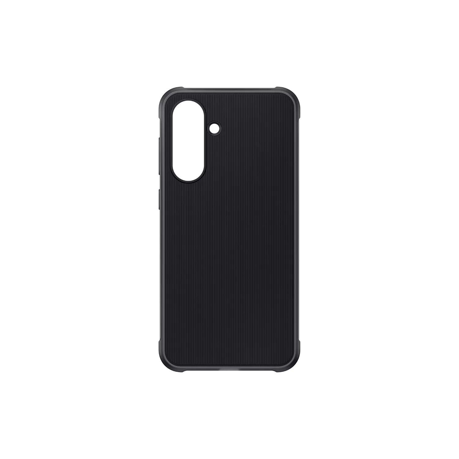 Back view of the Official Samsung Rugged Cover for Samsung Galaxy A36 in black