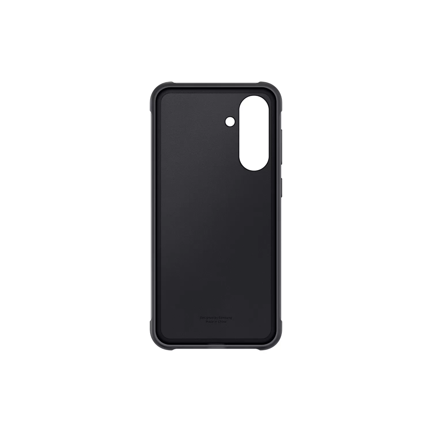 Front view of the Official Samsung Rugged Case for Samsung Galaxy A56 in black