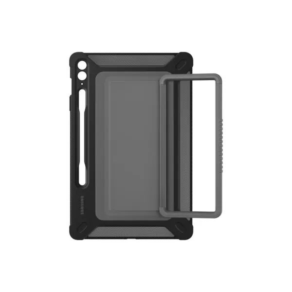 Samsung Galaxy Tab S9 FE Plus Outdoor Book Cover - Black - Image 3