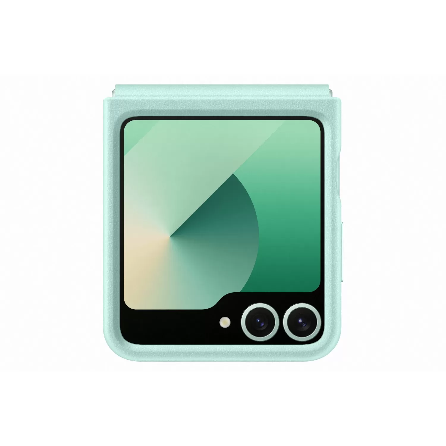 Official Samsung Galaxy Z Flip6 Vegan Leather Case – Mint - Image 3