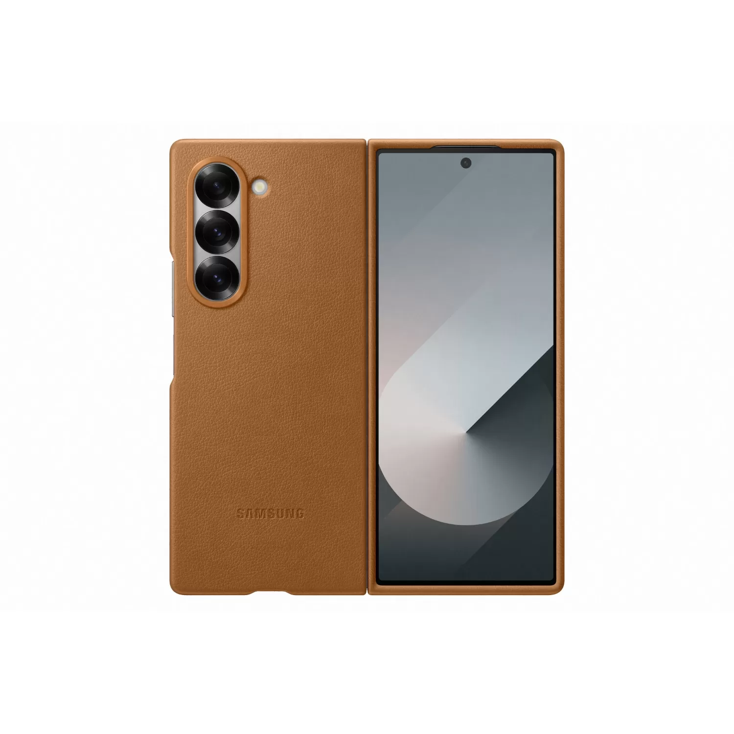 Official Samsung Galaxy Z Fold6 Vegan Leather Case – Tan