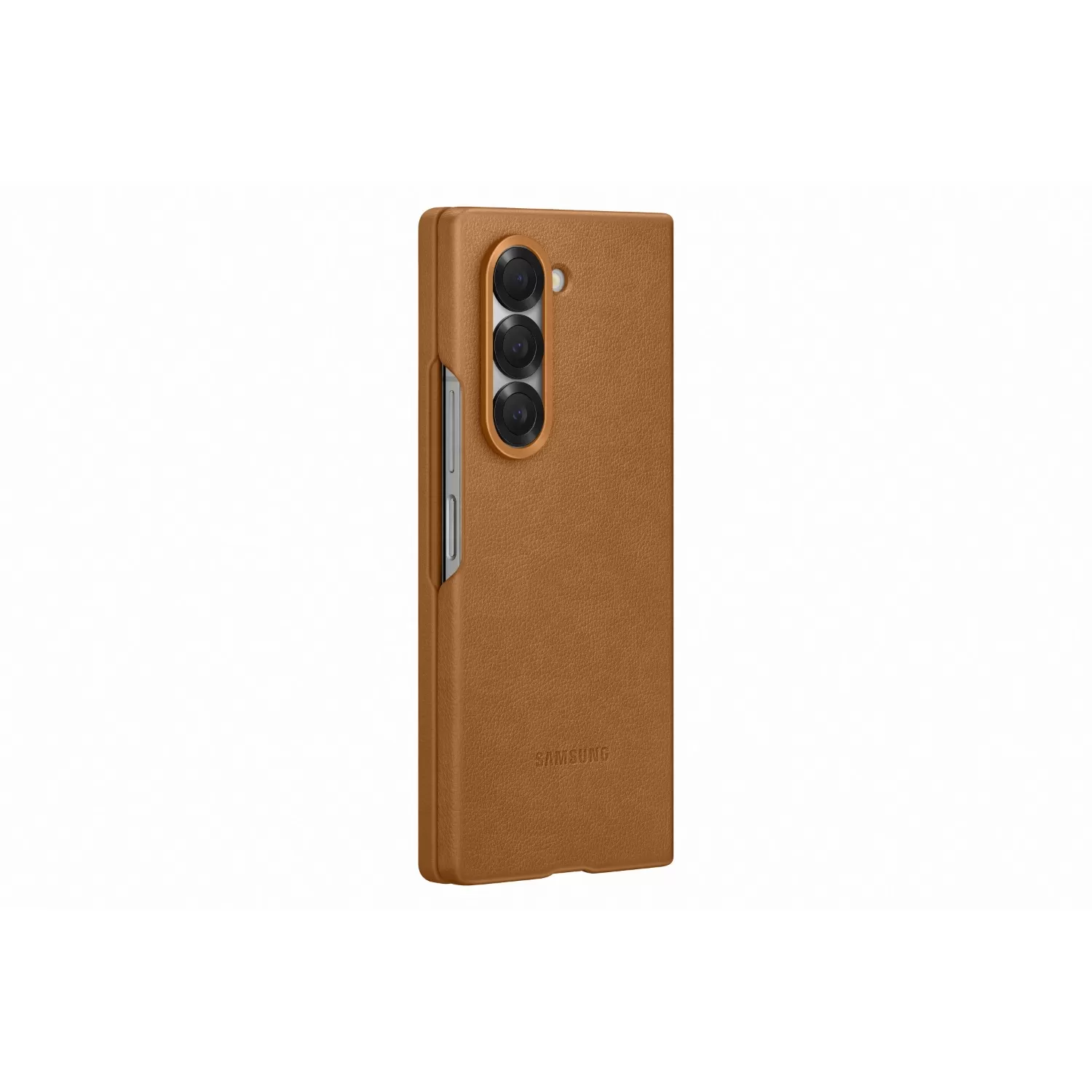 Official Samsung Galaxy Z Fold6 Vegan Leather Case – Tan - Image 4
