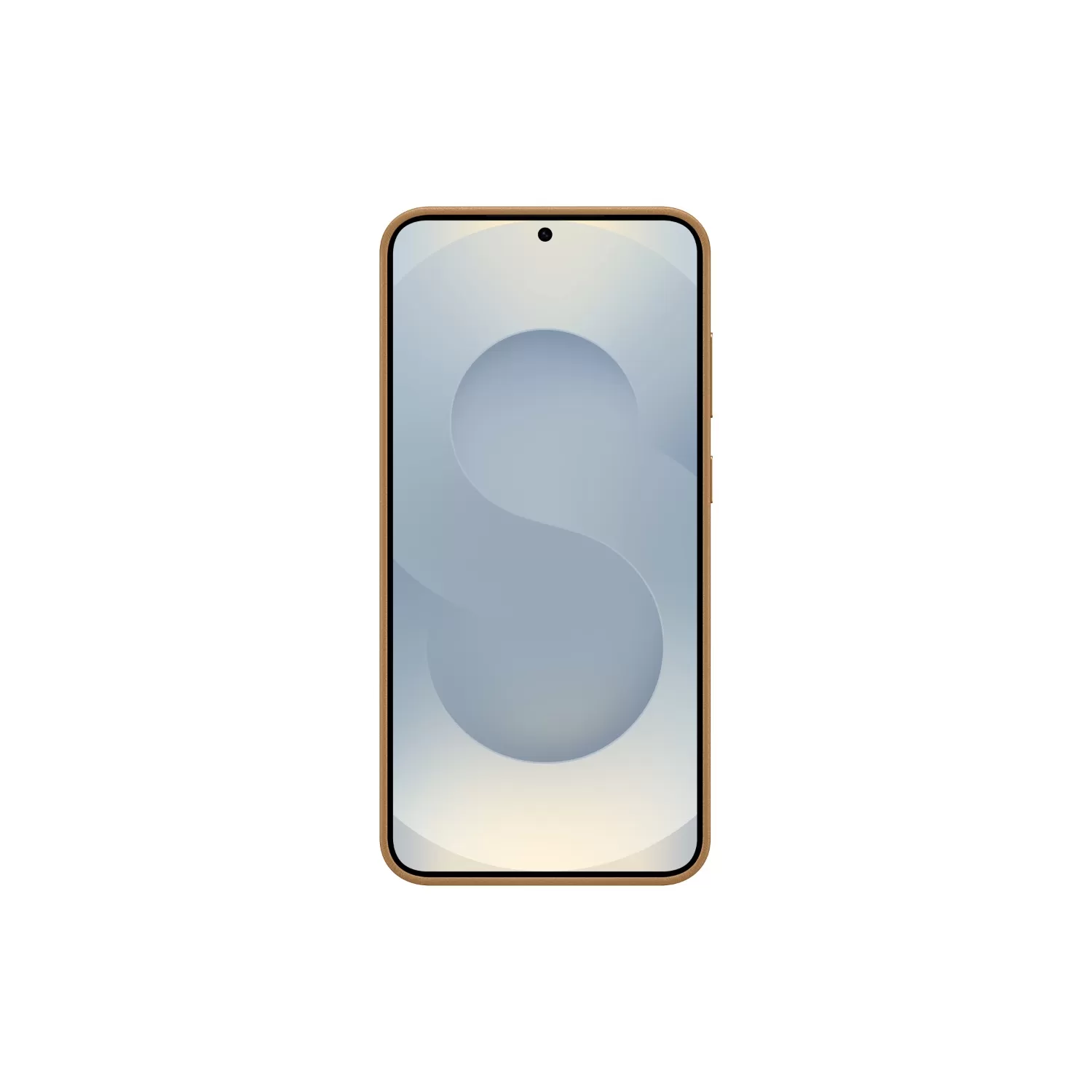 Front view of Samsung Galaxy S25 Plus Kindsuit Case in camel