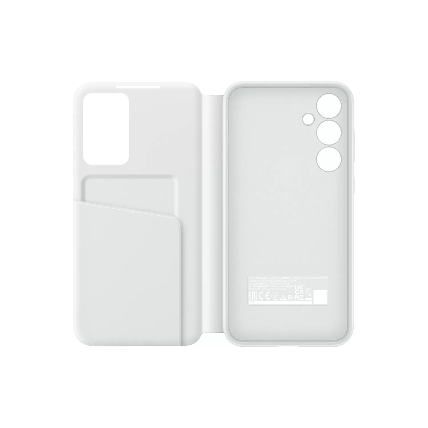 Official Samsung Galaxy A35 5G S View Wallet Case – White