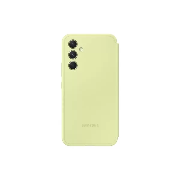 Samsung Galaxy A54 5G Case - Official Samsung S View Wallet Cover - Lime - Image 2