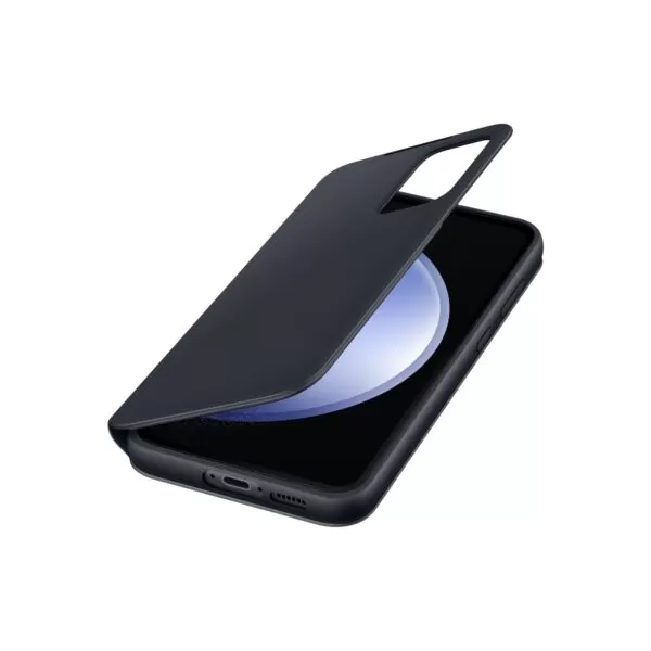 Samsung Galaxy S23 FE Case - Official Samsung S View Wallet Cover - Black - Image 3