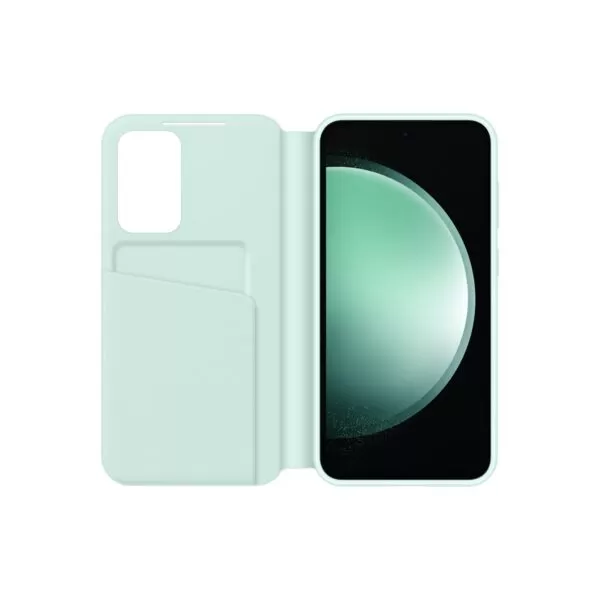 Samsung Galaxy S23 FE Case - Official Samsung S View Wallet Cover - Green - Image 4