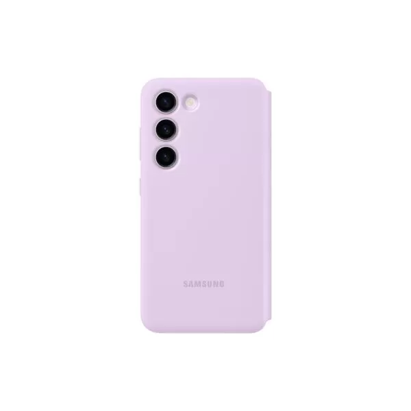 Samsung Galaxy S23 Case - Official Samsung S View Wallet Cover - Lavender - Image 4