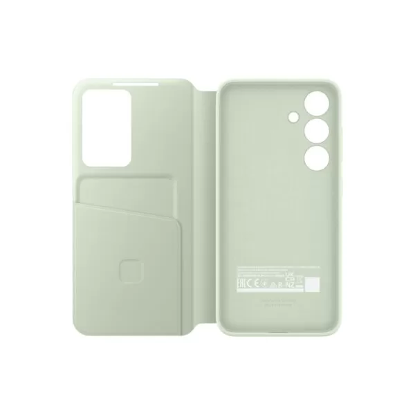 Samsung Galaxy S24 Case - Official Samsung S View Wallet Cover - Light Green