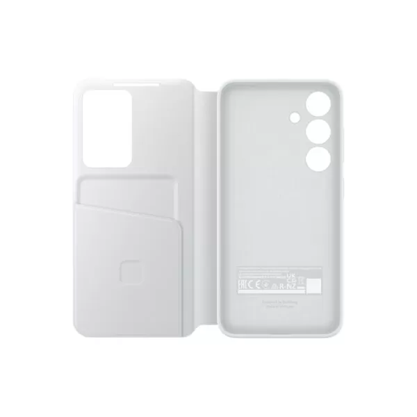 Samsung Galaxy S24 Case - Official Samsung S View Wallet Cover - White