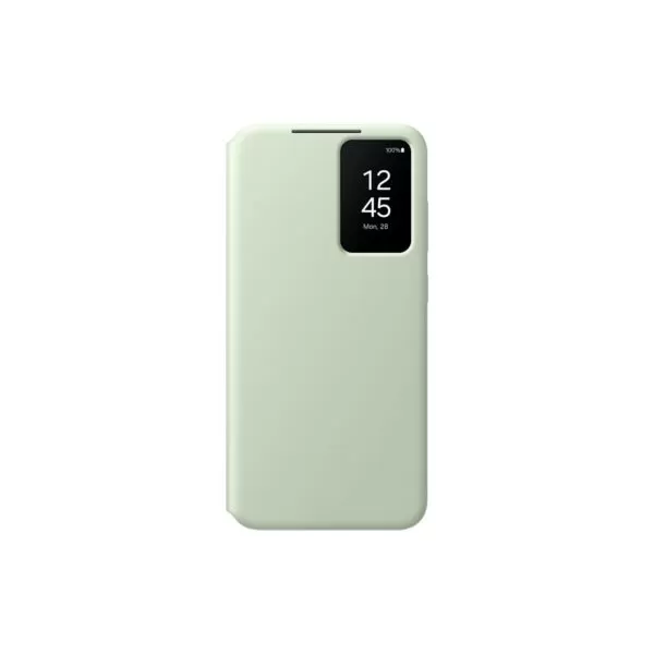 Samsung Galaxy S24+ Case - Official Samsung S View Wallet Cover - Light Green - Image 4