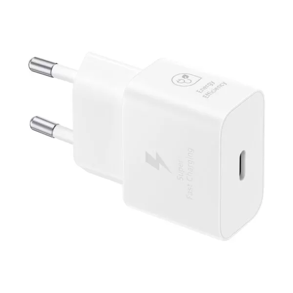 Samsung 25W GaN Wall Charger - Fast Charging Adapter White