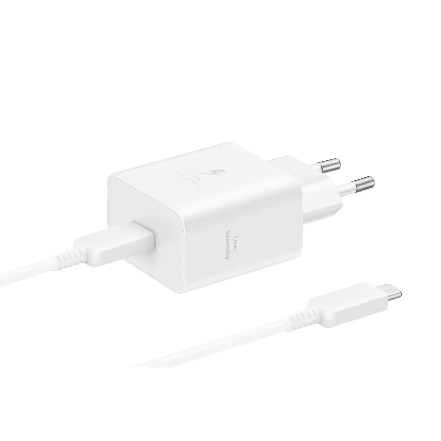 45W Samsung Wall Charger with Type-C Cable – 1-Port White