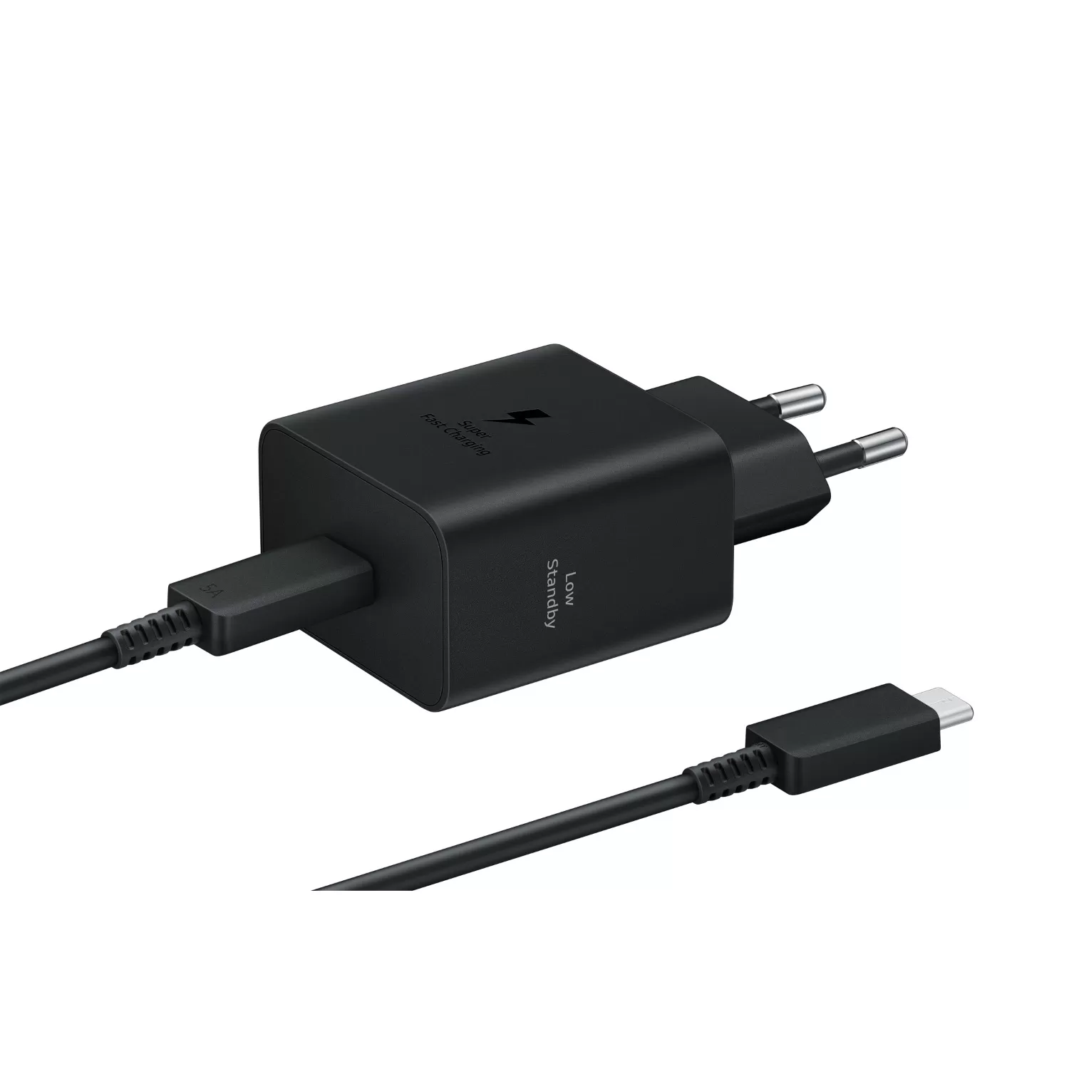 45W Samsung Wall Charger with USB-C Cable – 1-Port Black (Official) - Image 4