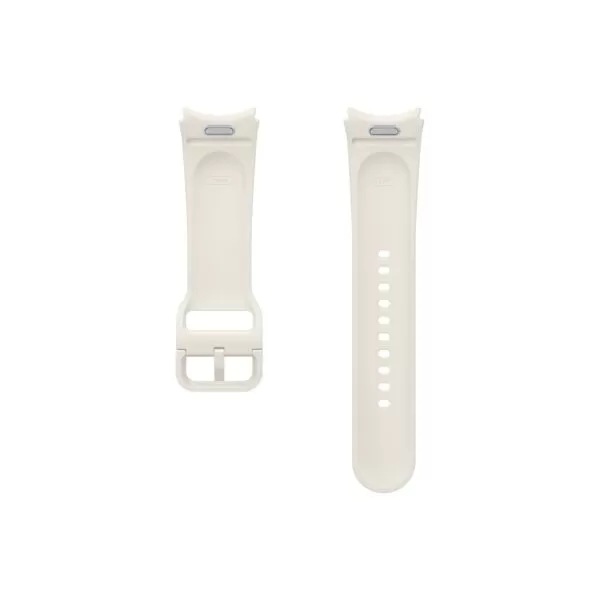 Samsung Galaxy Watch 6 | 5 | 4 Cream Sport Band Watch Strap (S / M) - Image 2