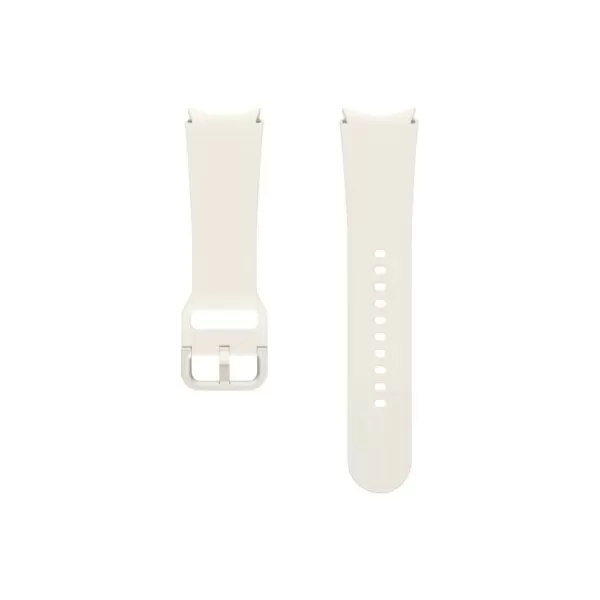 Samsung Galaxy Watch 6 | 5 | 4 Cream Sport Band Watch Strap (S / M) - Image 4