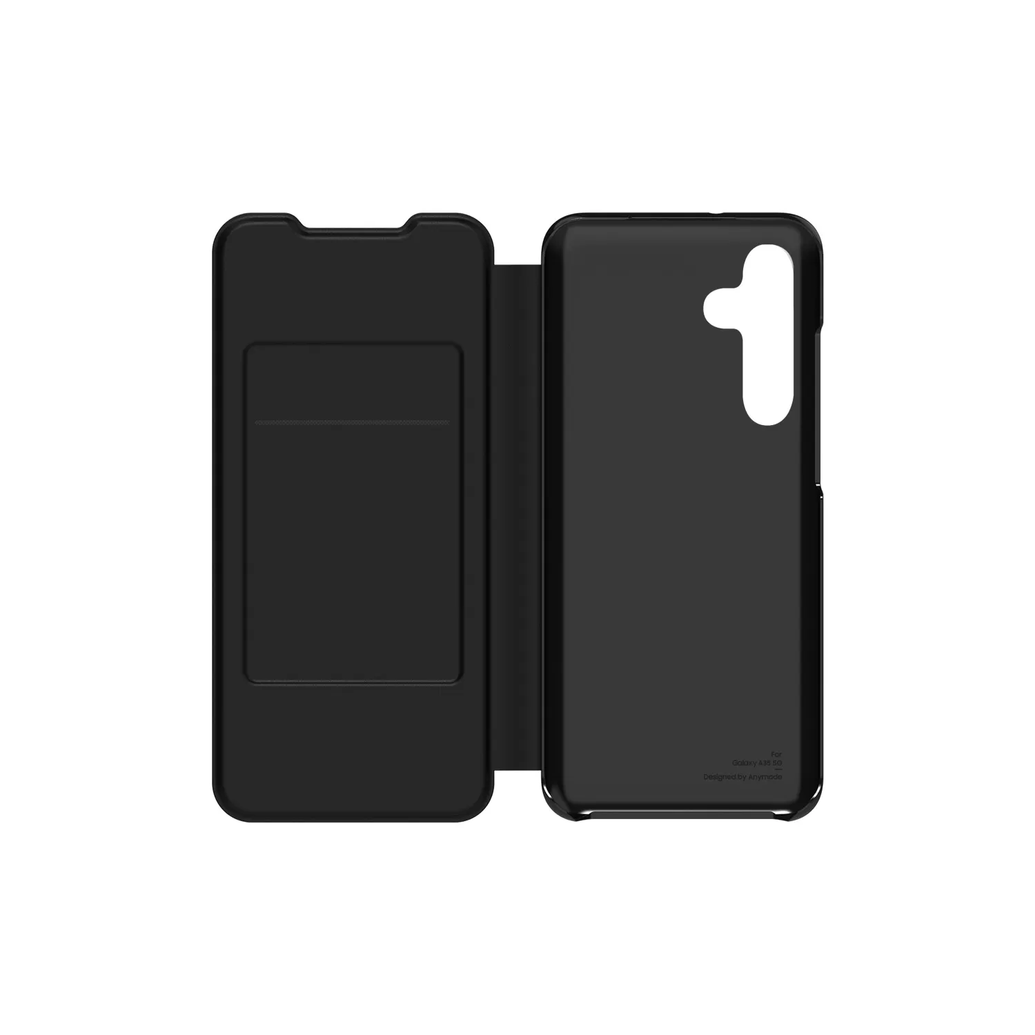 Samsung Galaxy A35 5G Flip Case – Black Compatible - Image 3