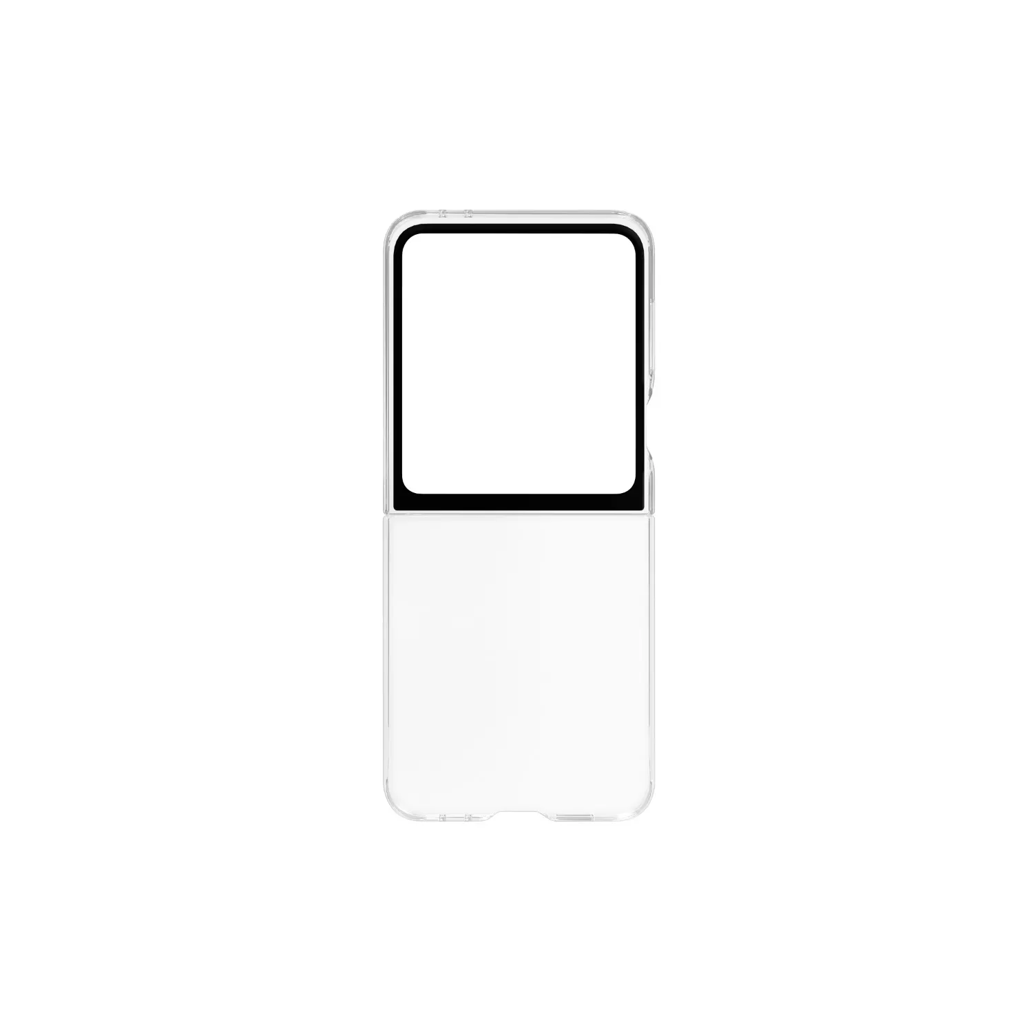 Samsung Galaxy Z Flip6 Clear Case – Clear Compatible - Image 2
