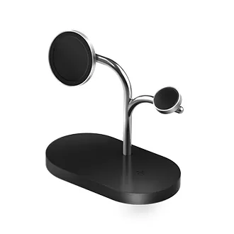 Samsung 15W 3-in-1 Magnetic Wireless Charger - Official Black - Image 3