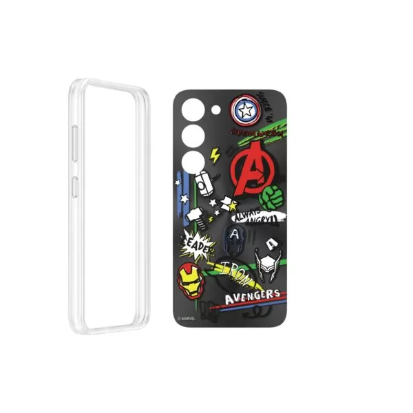 Samsung Galaxy S23 SMAPP Marvel Doodle Back Plate Insert - Image 2