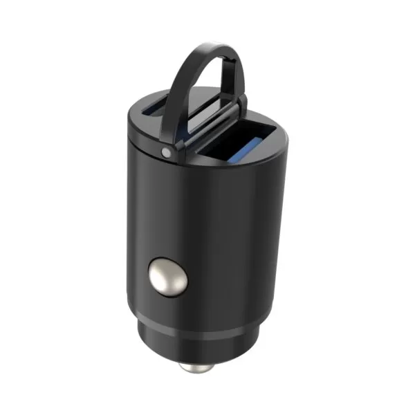 Snug 30W Mini Car Charger - Fast Charge 2 Port Black - Image 3