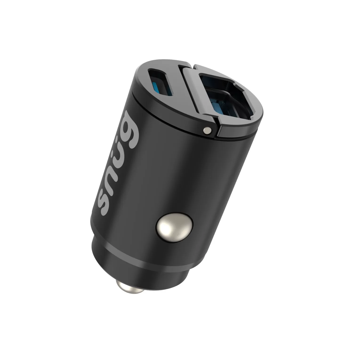 Snug 30W PD Car Charger - 2 Port - Black - Image 6