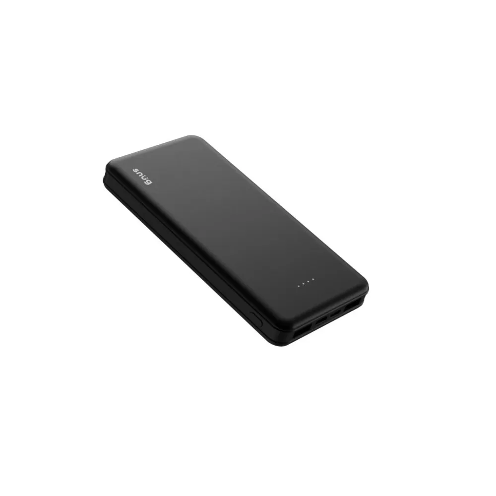 Compact and lightweight, this 10W Snug Power Bank effortlessly 10000mAh fits into your pocket or backpack, ensuring you're always charged when you need it.