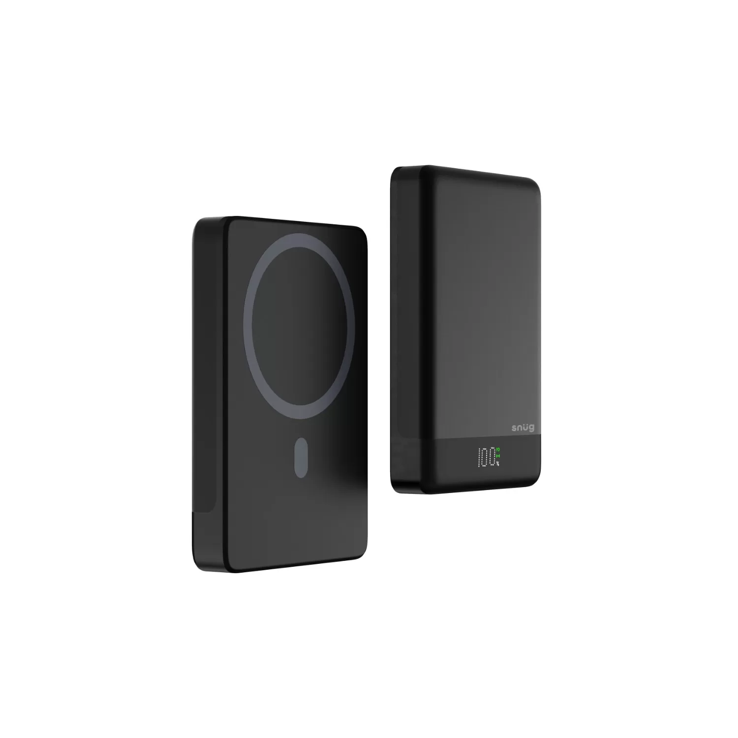 Snug 10000mAh Magnetic Wireless Power Bank - 10W - Black - Image 3