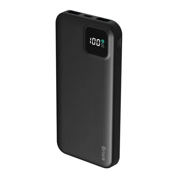 Snug 10W 10000mAh Power Bank - With LED Indicator Black - Image 3