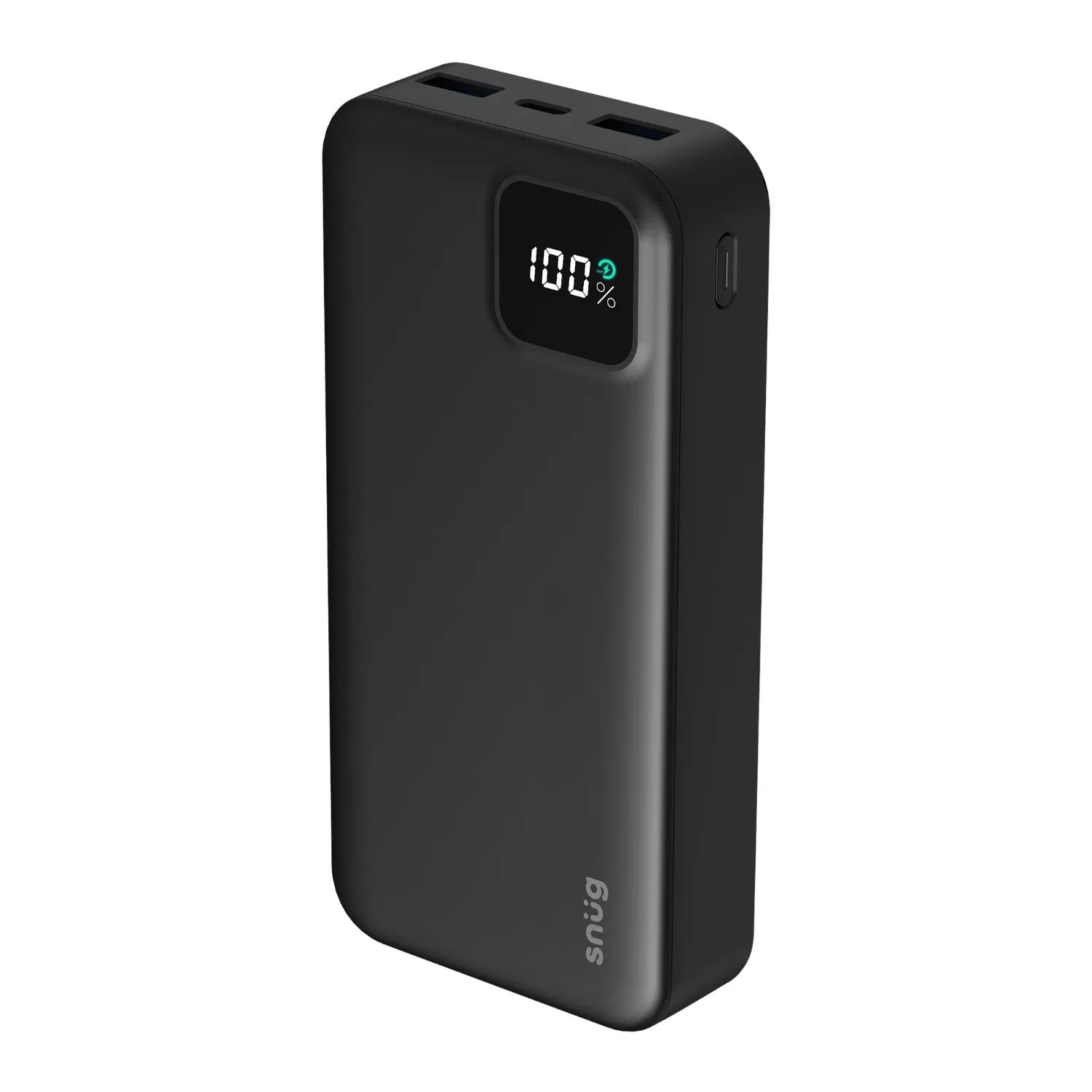 Snug 20000mAh PD Power Bank - 20W Fast Charging - Black