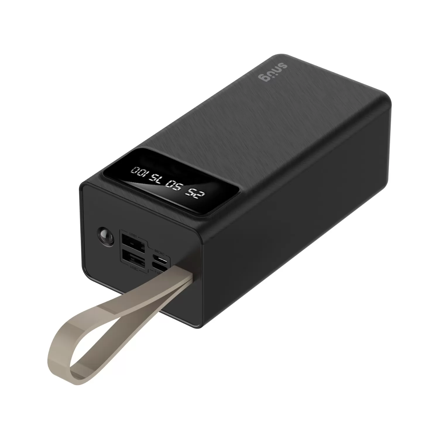 Elevate your charging game with this 10W Snug 40000mAh Power Bank. An impressive capacity that keeps your devices fueled on the move.