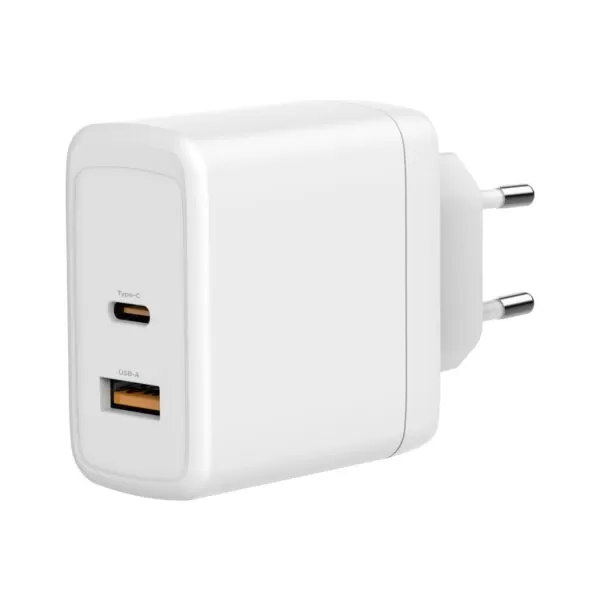 Snug 65W 2 Port White PD Fast Charge GaN Wall Charger - Image 2