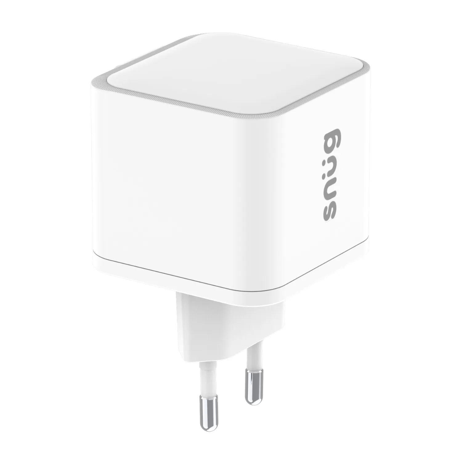 35W Snug PD Wall Charger with Retractable Type-C Cable – 1-Port White - Image 4