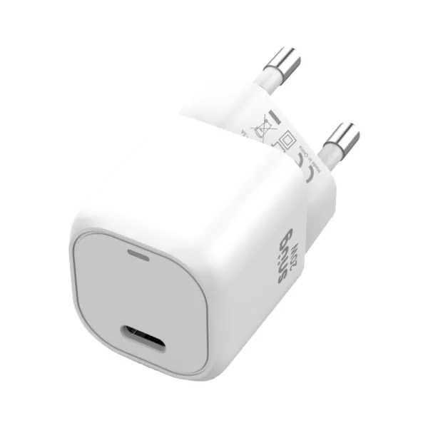 Snug 20W Mini Wall Charger - Fast Charging Adapter White - Image 2