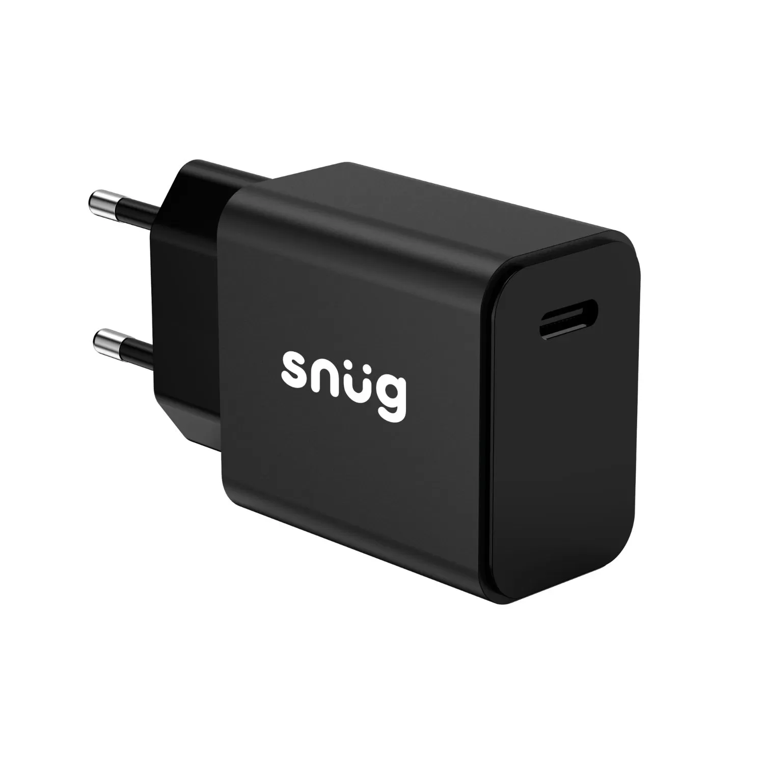 20W Snug PD Wall Charger – 1-Port Black - Image 4