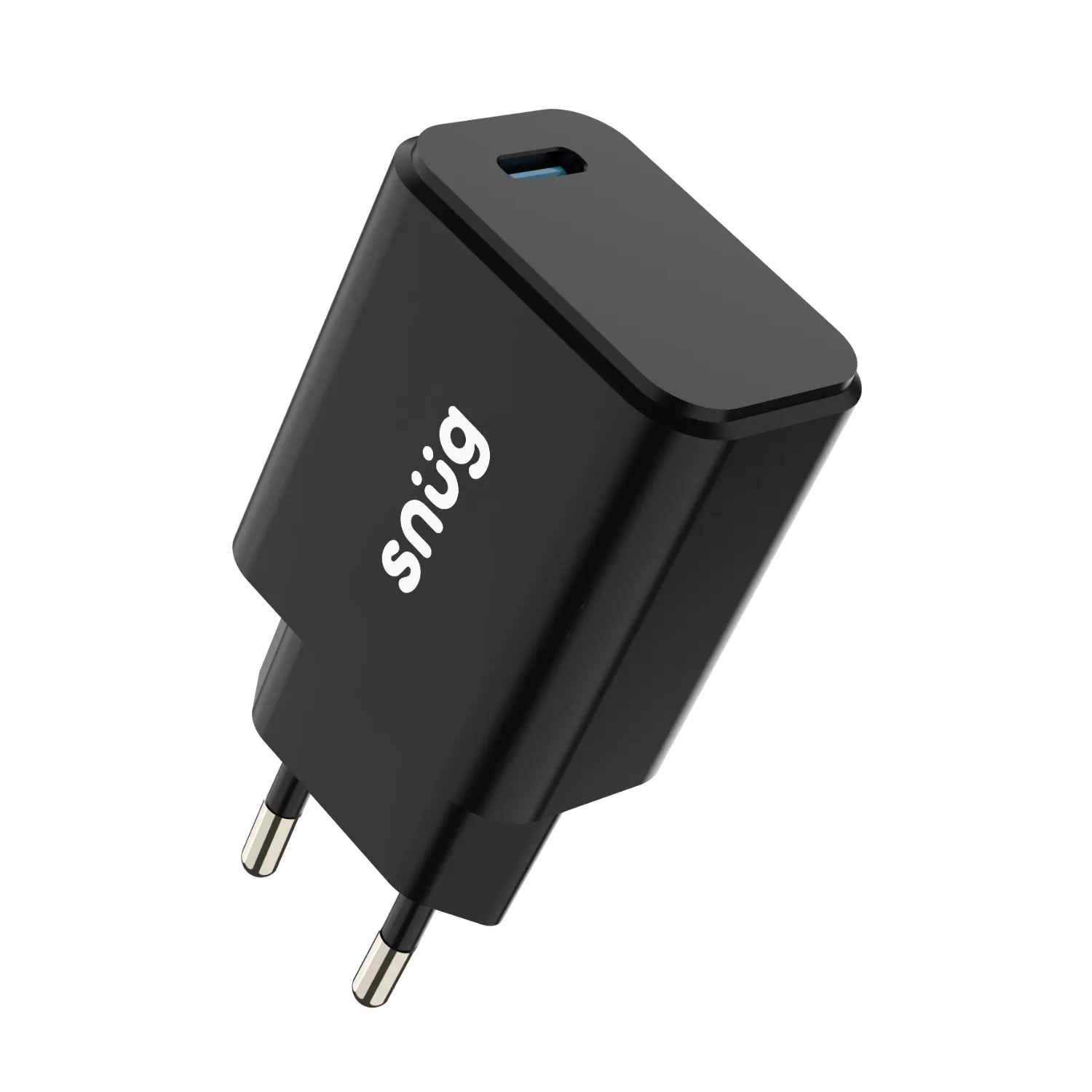 Highlight of GaN technology in the Snug 25W Charger for reduced energy waste.