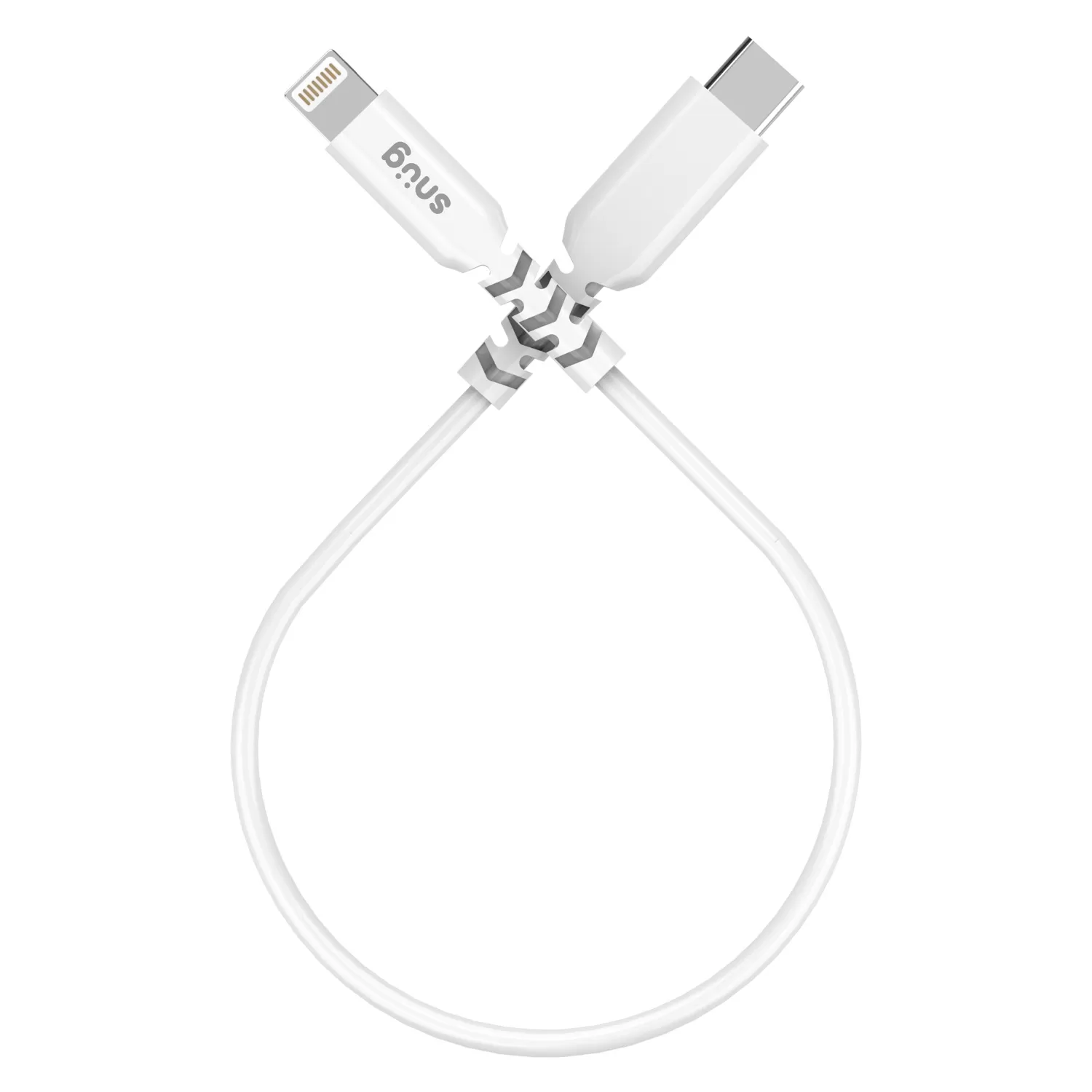 Snug 30W Type C To Lightning Cable - 25Cm White - Image 2