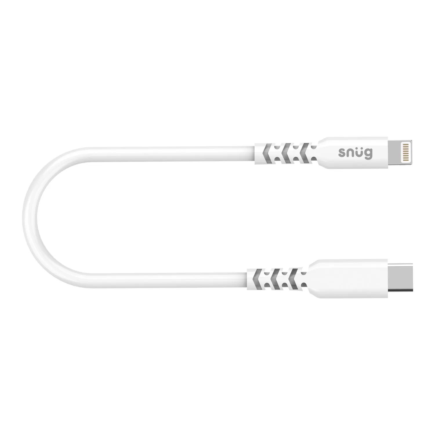 Snug 30W Type C To Lightning Cable - 25Cm White - Image 4