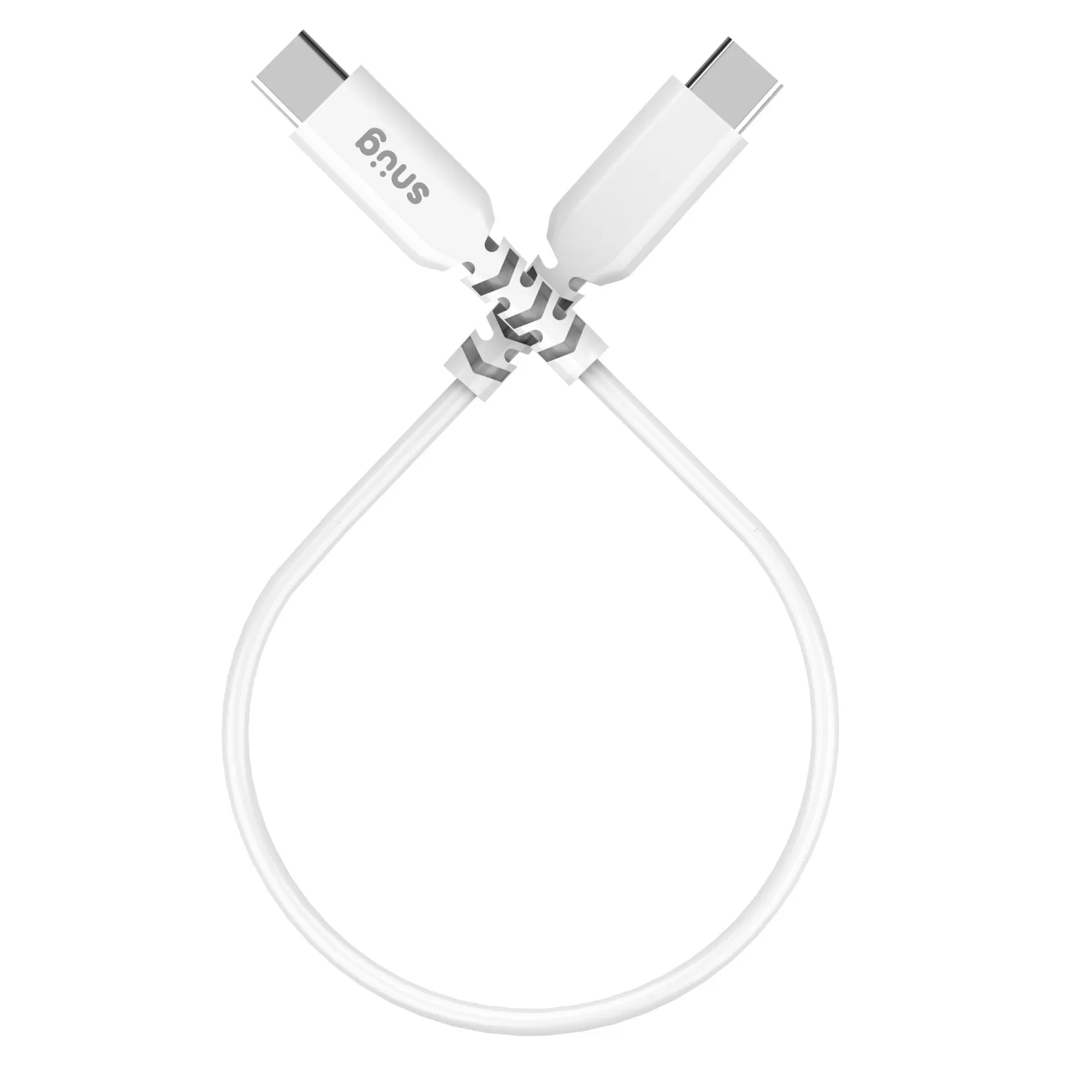 Snug 60W USB C To USB C Cable - 25Cm White - Image 2