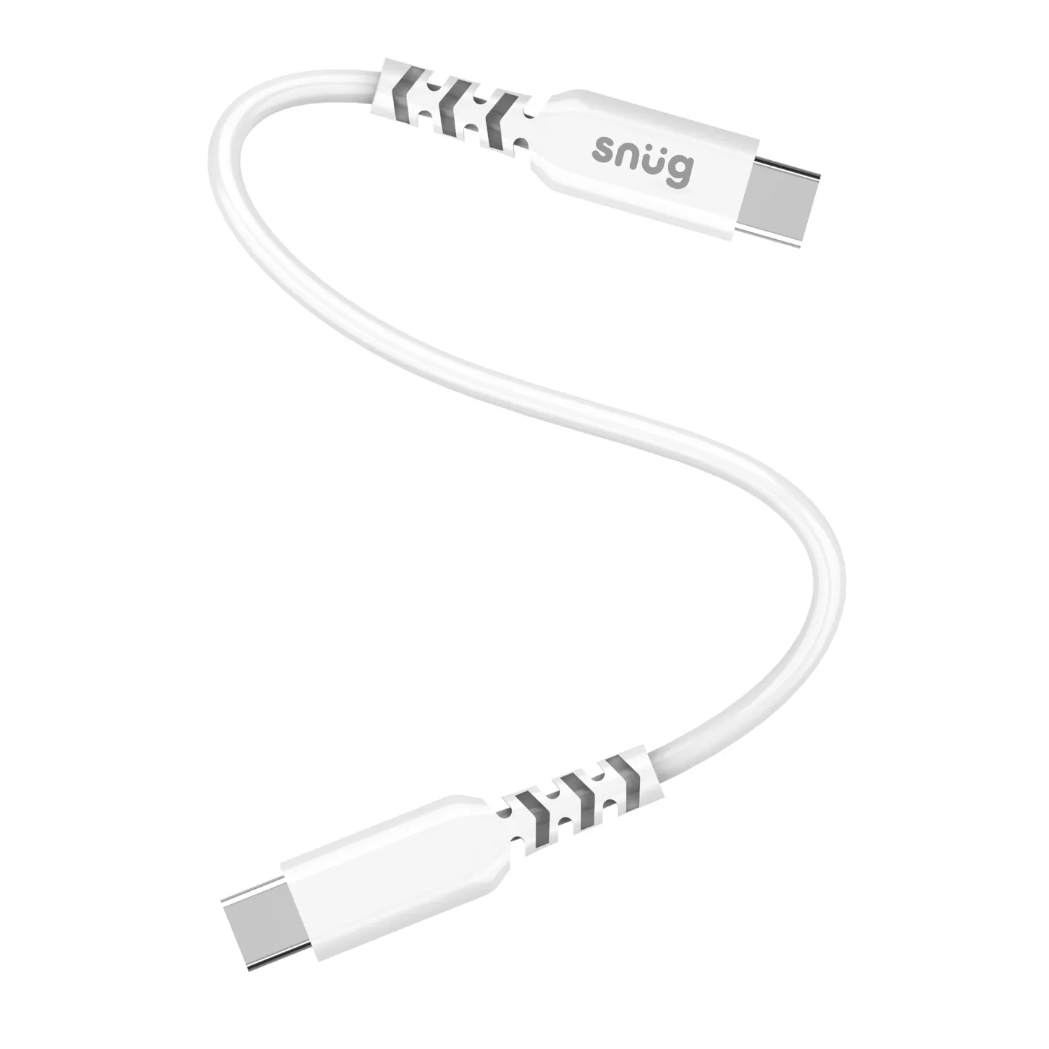 Snug 60W USB C To USB C Cable - 25Cm White - Image 3