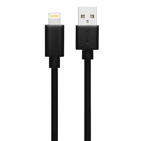 Snug 12W USB to Lightning MFI Charging Cable - 1.2m Black