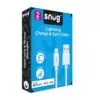 White Snug 12W Apple USB 2.0 to Lightning MFI 1.2 Meter Charge and Sync Cable