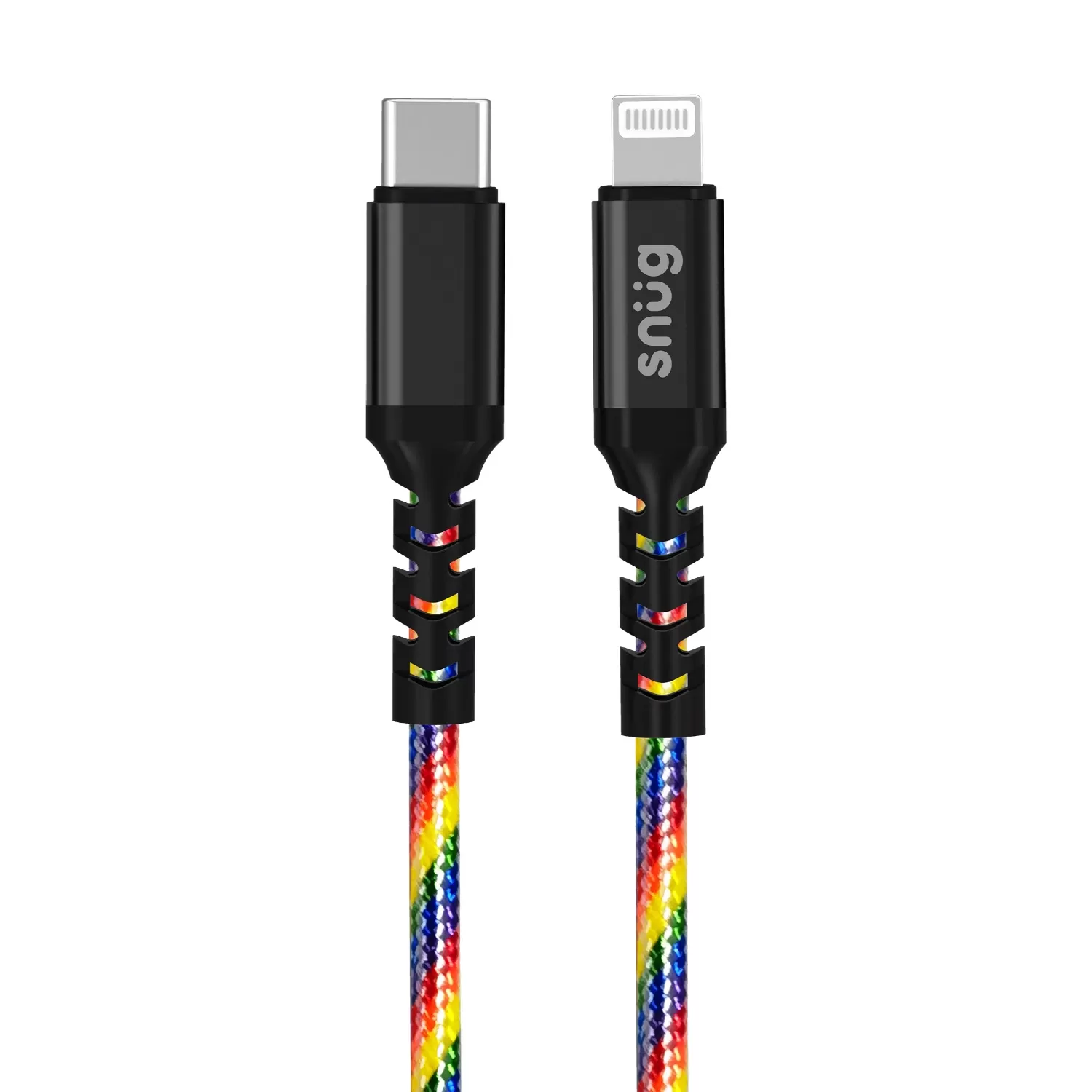 Snug 30W Type C To Lightning Cable - 1.2m Rainbow